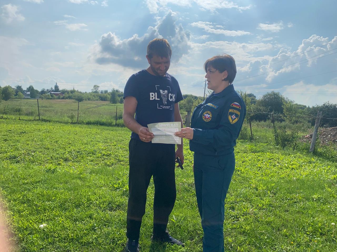 В период с 24.07.2025 по 30.07.2025 проведены подворовые обходы домовладений, где проживают граждане, относящиеся к «группам риска»..